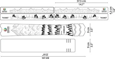 Produktbild von Rahmenschutz Kit - EWS Mountains - Black Matte