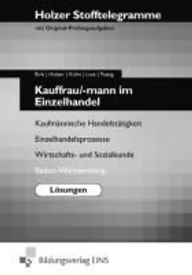 Produktbild von Stofftelegr. Einzelhandelskauffrau/Lösungen BW