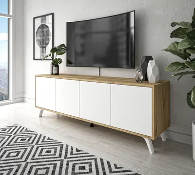 Produktbild von TV-Schrank SANAYI III Artisan Eiche / Weiß
