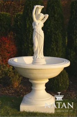 Produktbild von Zierbrunnen Springbrunnen Skulptur Brunnen Dekoration Garten Fontaine Teich