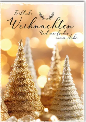 Produktbild von Weihnachten - Karte mit Umschlag - Dekobäumchen