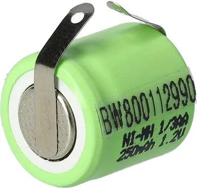 Produktbild von vhbw Akku Ersatz für 1/3AA für Modellbau (250mAh, 1,2V, NiMH, Grün)
