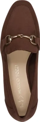Produktbild von MARCO TOZZI Damen Slipper Loafer klassisch mit Zierspange 2-24212-42, Größe:40 EU, Farbe:Braun