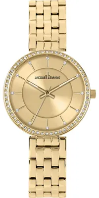 Zdjęcie produktu dla Jacques Lemans 1-2212E Zegarek damski Milano w kolorze złotym