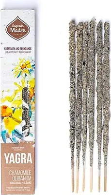 Produktbild von Sagrada Madre Yagra Weihrauch Kamille & Olibanum – 2er-Set – ±20 g