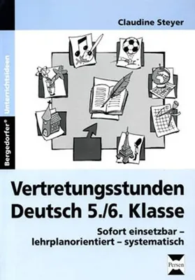 Produktbild von Vertretungsstunden Deutsch 5./6. Klasse