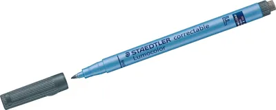 Image de STAEDTLER Crayon pour feuilles Lumocolor correct F noir 10 pièces