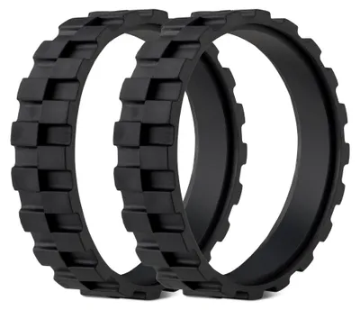 Produktbild von kwmobile 2x Reifen Mantel kompatibel mit iRobot Roomba 500 / 600 / 700 / 800 / 900 / i / e / s Serie - Reifen Räder für Saugroboter - Ersatzrad