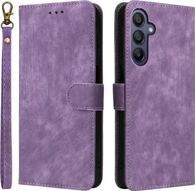 Produktbild von Samsung Galaxy A16 Hülle - Coverup Klapphülle mit Schlüsselband - Violett