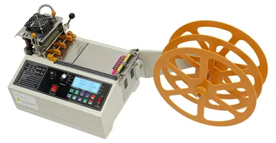 Immagine prodotto di Tagliacinture, potenza 400 W, spessore di taglio 6 mm, macchina per il taglio a caldo e a freddo di cavi, nastri e nastro adesivo