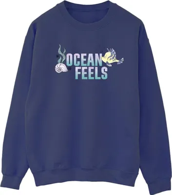Produktbild von Disney - "The Little Mermaid" Sweatshirt für Damen BI23413 (XXL) (Marineblau)