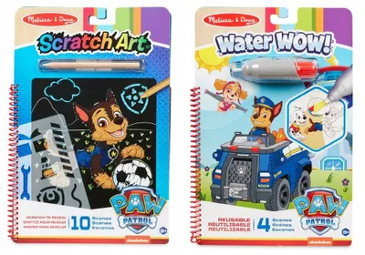 Produktbild von Melissa & Doug Psi Patrol Chase Wassermalbuch & Rubbelbilder Kreativset