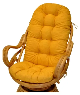 Produktbild von Polster für Schaukelstuhl, Ersatzpolster für Schaukelstuhl/Drehsessel L 135 cm, Farbe Gelb