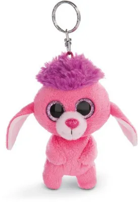 Zdjęcie produktu dla NICI GLUBSCHIS keyring Poodle Mookie, Brelok na klucze, Różowy, Fioletowy, Metal, Plusz, Figura, 3 lat(a), Chłopak, dziewczyna