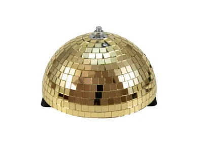 Produktbild von EUROLITE Spiegel-Halbkugel 20cm gold motorisiert