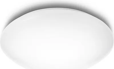 Image de Plafonnier Intérieur Led 17w 1900lm 4000k Lumiere Neutre Mod. Moire ø32x6,8cm Philips