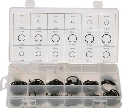 Produktbild von Sicherungsring Sprengring Seegering Sortiment Kassette innen 3 - 32 mm 300-tlg.