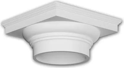 Produktbild von Profhome 411102 Vollsäulen Kapitell Fassadenstuck Säule Fassadenelement