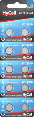 Produktbild von HyCell Alkaline Knopfzellen LR44 / LR1154 / AG13
