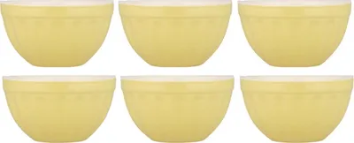 Produktbild von 6er Set Müslischalen MYNTE Lemonade gelb für 300ml H. 7cm Steingut Ib Laursen