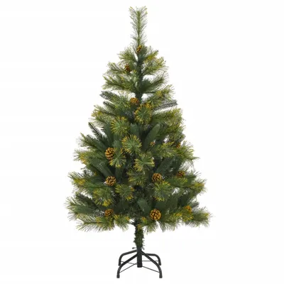 Immagine prodotto di vidaXL Albero di Natale artificiale pieghevole con pigne 150 cm