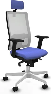 Image de Chaise de bureau Piqueras y Crespo, modèle 2D026N2, couleur bleu clair
