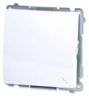 Produktbild von Kontakt-Simon BMW6.01/11, Kunststoff, Weiß, IP20, IP44, 250 V, 10 A, 75 mm