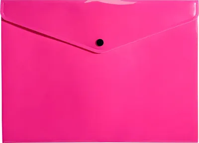 Image de Pochette A4 à rabat en PP rose fluo