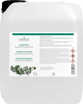 Produktbild von cosiMed Saunaduft Eucalyptus-Menthol Konzentrat Saunaaufguss Saunazubehör, 5 l