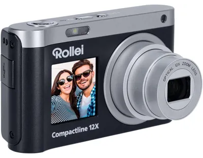 Zdjęcie produktu dla Rollei Compactline 12102, 64 MP, 9200 x 6900 px, CMOS, 12x, 4K Ultra HD, Czarny