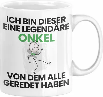 Produktbild von Onkel Geschenk Tasse Lustige Geschenkidee Geburtstag für Onkel Ich Bin Dieser Legendäre Onkel Von Dem Alle Geredet Haben Kaffee-Becher (Weiß)