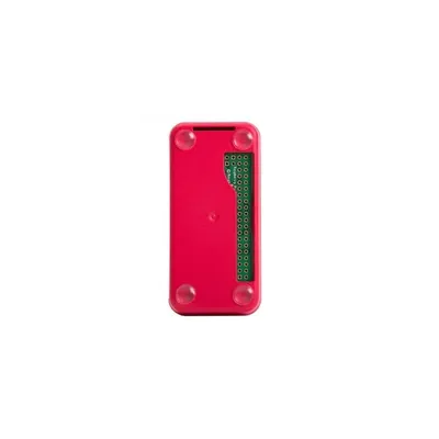 Immagine prodotto di Custodia ufficiale Raspberry Pi Zero rossa e bianca con 3 coperchi