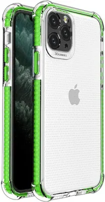 Obrázek produktu pro Spring Armor silikonové pouzdro pro iPhone 11 Pro Max - Slabě Zelená KP9592