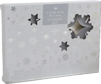 Produktbild von 12 Stück Duft Teelichter Teelicht Apfel Zimt Winter Weihnachten Kerzen Dekoration