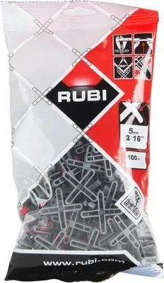 Produktbild von 300 x Fliesenkreuze 5 mm Fuge Fliesenabstandshalter Fugenkreuze Abstandshalter