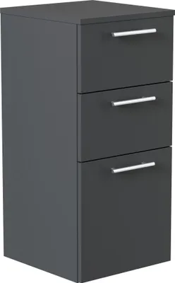 Produktbild von Badezimmer Midischrank Grafit 75cm