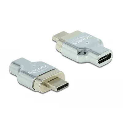 Produktbild von Delock Thunderbolt" 3 / USB Type-C (DP Alt Mode) 8K 30 Hz Magnet Adapter Stecker zu Buchse