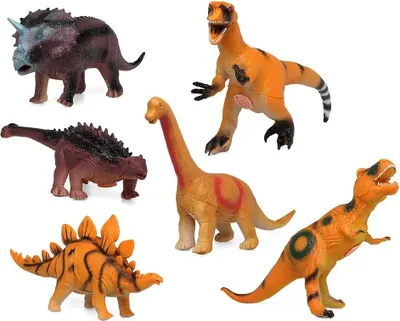 Produktbild von Atosa Dinosaurier-figur Mit Sound Sortiert 51x15 Cm Orange  Orange One Size