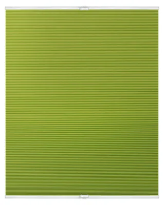 Produktbild von Lichtblick Thermo-Plissee Verdunklung Wabe ohne Bohren Klemmbar Grün 65 cm x 130 cm (B x L)