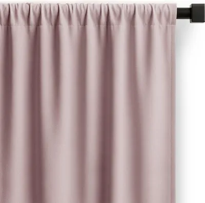 Produktbild von Gardine Kräuselband Vorhang Verdunkelnd Einfarbig 140x270 cm Rosa Pink Carli