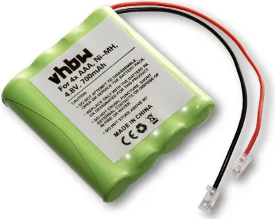 Produktbild von vhbw Akkupack aus 4x AAA Micro für diverse Geräte (700mAh, 4,8V, NiMH)