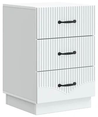 Obrázok produktu pre Nočný stolík Biela 43 x 41 x 63,5 cm Kompozitné drevo