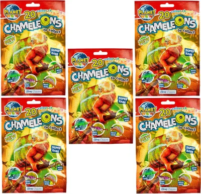 Produktbild von Blue Ocean Chamäleons Sammelfiguren 2024 - Planet Wow Figur - 5 Tüten