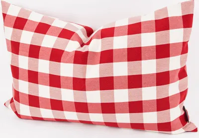 Produktbild von Kissenhülle Karos rot weiß div. Größen SCHÖNER LEBEN Größe 60x80cm (HxB) 60x80cm (HxB) Größe