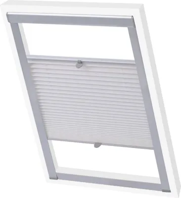 Image de vidaXL Store plissé blanc M06/306