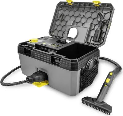 Produktbild von Karcher AG SG 4/2 Classic, Tragbarer Dampfreiniger, 0,5 l, Anthrazit, Schwarz, Gelb, 5 m, 2,5 m, 1,5 l