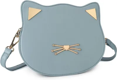 Obrázek produktu pro Kočka kabelka taška pro dívky, Kawaii Crossbody taška přes rameno modrá