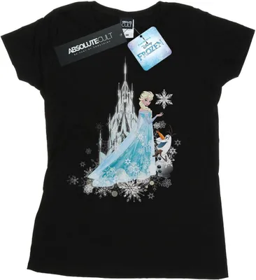 Produktbild von Disney - "Frozen Winter Magic" T-Shirt für Damen BI22056 (XL) (Schwarz)
