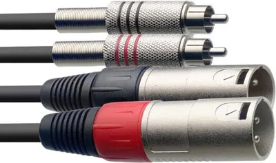 Immagine prodotto di Stagg STC060CMXF, cavo doppio XLR/RCA, 0,6 m