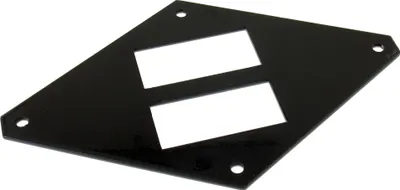 Produktbild von Verstärkungsplatte für Kennzeichenhalterung - für Simson S70, SR50 - für MZ ETZ125, ETZ150, ETZ250
